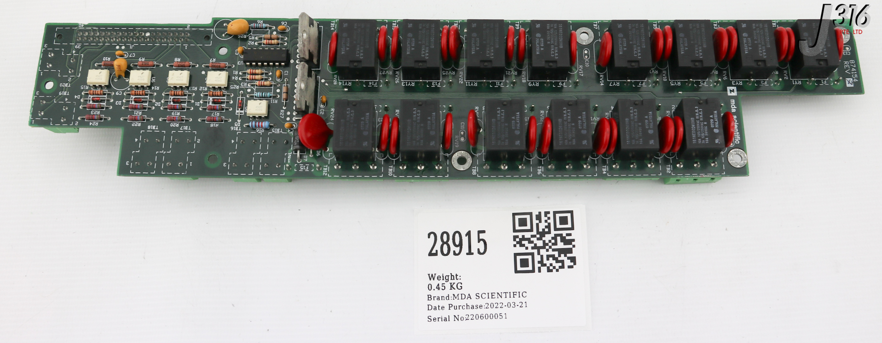 ミミ 28915 MDA SCIENTIFIC PCB ASSY 874154 | eBay